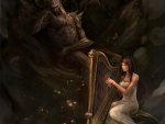 Fantasy Harph Girl