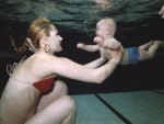 Baby underwater