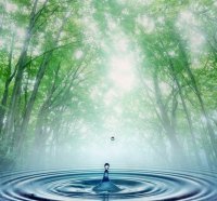 natural water droplet