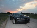 Camaro sunset