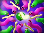 â™¥     Funny Colored Worms     â™¥