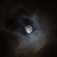 Moon and Clouds