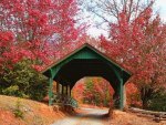 Autumn Surrounds This Covered Bridge