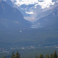 Lake Louise from a distance