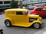 1929 ford delivery yellow