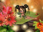 Little Green Fall Fairy
