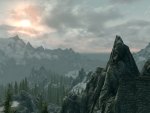 Skyrim: Mountain view