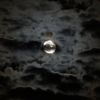 Cloudy Moon