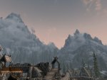 Skyrim: The Whiterun mountains