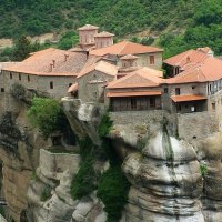 monastery on a cliff