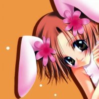 Girl in Pink Bunny Ears