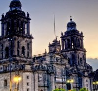 metropolitan cathedral in mexico city hdr