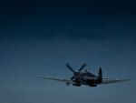 Spitfire at Dusk