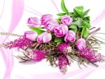 Bouquet of pink flowers