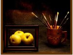 APPLES AND BRUSHES