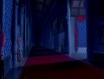 Nice shot of the hall outside Belle's room