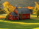 Country Red Schoolhouse