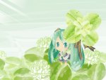 chibi hatsune_miku multichromatic vocaloid