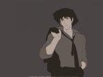 cowboy bebop gray monochrome spike spiegel