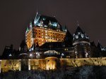 Chateau Frontenac is aglow