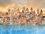 San Diego Charger Cheerleaders swimsuit edition