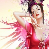 "Butterfly Lady For Dear Friend Cherie"