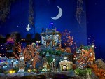 A Halloween Village (Close up Detail)