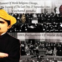 Virchand Gandhi in 1893 world parliament of religions