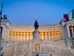 Monument Vittorio Emanuele II on the the Piazza Venezia in Rome, Italy