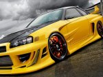 Nissan Skyline super fast