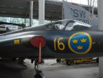 swedish jet fighter