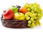 HEALTHY BREAKFAST APPLE AND GRAPES