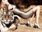 Tiger & A Woman