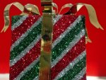 Glittery Christmas Present