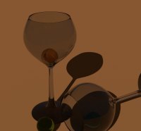 Tipped Glasses with colored glass balls-PREVIEW