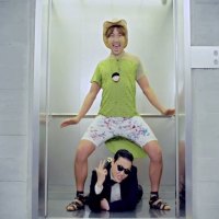Gangnam Style elevator scene