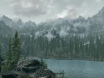 Skyrim: Mountain view