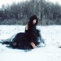 Gothic snow princess