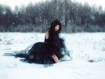 Gothic snow princess