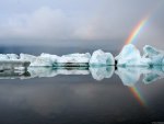 Rainbow on Iceberg