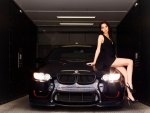 Woman and BMW