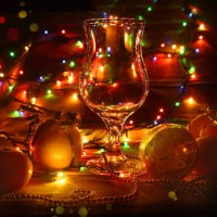 The lights of the christmas tree