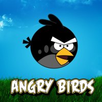 Angry Birds - Black version wallpaper