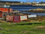 "  Quilts Drying In The Wind  "