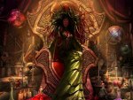 dark witch on her throne