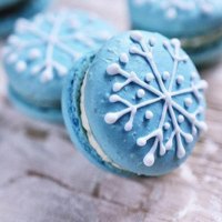 Blue Macarons