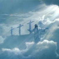 Jesus watching over us.