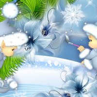 Painting Winter Blue