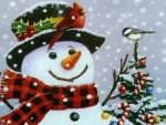 Snowman christmas