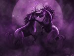 Unicorn in a Purple Moon